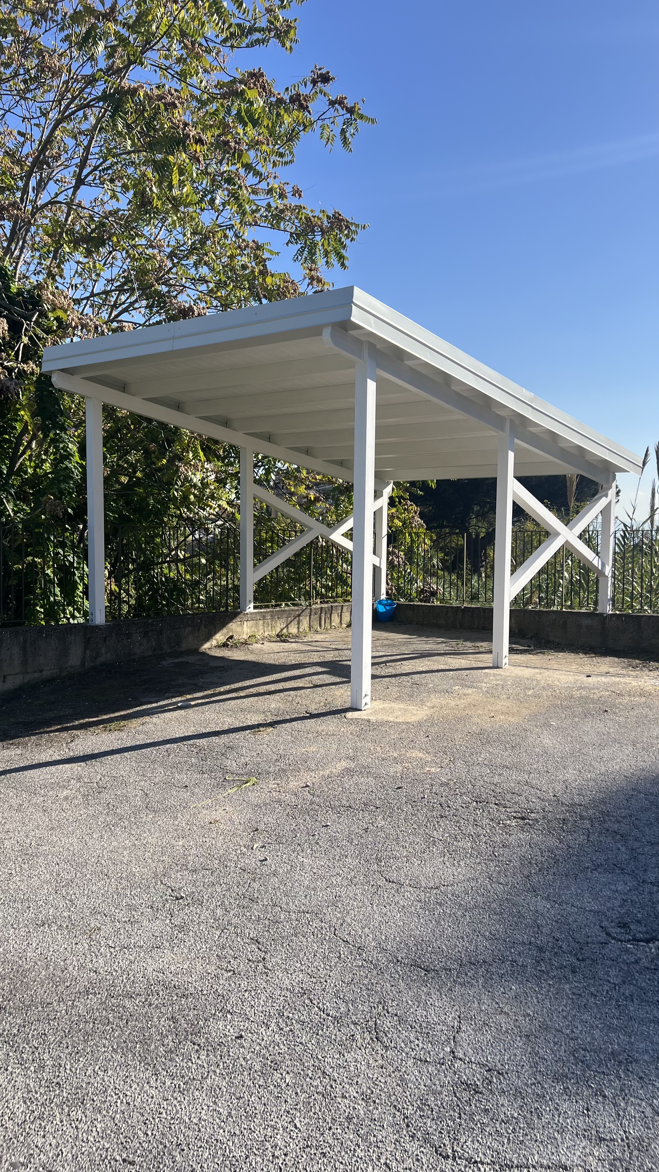 Carport in legno